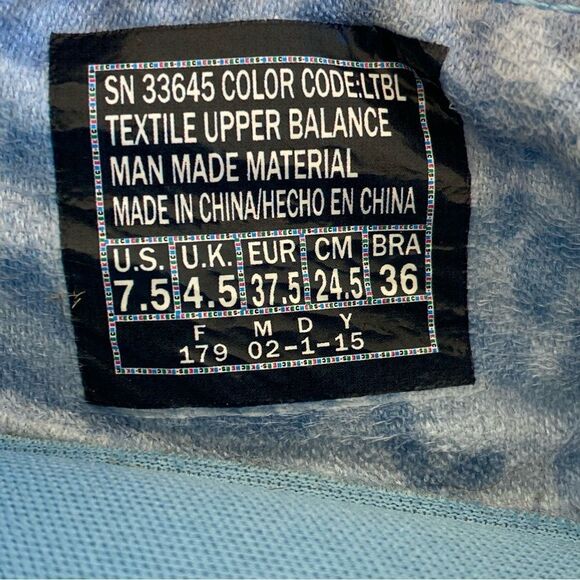 Bobs Skechers Alpargata Slip On Moccasins Shoe 33645 Light Blue Women’s 7.5 - Picture 9 of 10